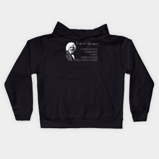 Frederick Douglass - Free Speech Kids Hoodie